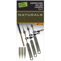 Fox Edges Naturals Copper-Core Heli Rig Leaders